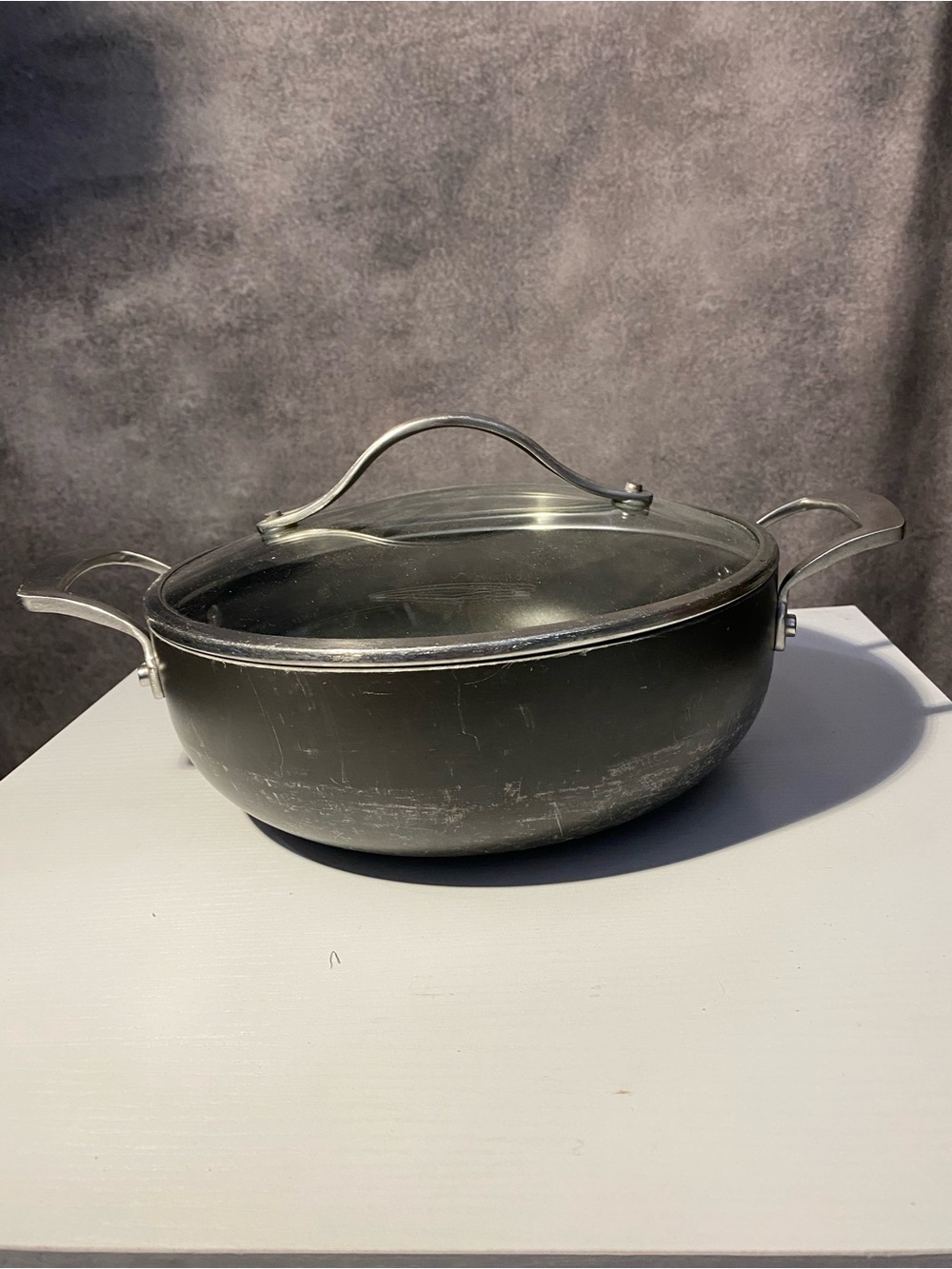 Kirkland Signature Hard Anodized 4.4 Qt Deep Saute Pan Lid